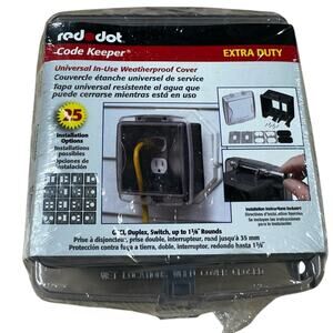 Red Dot Code Keeper Extra Duty Universal Weatherproof Electrical Cover NEW